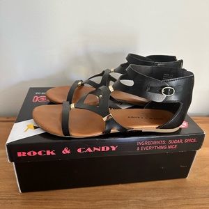 Rock & Candy Black Sandals